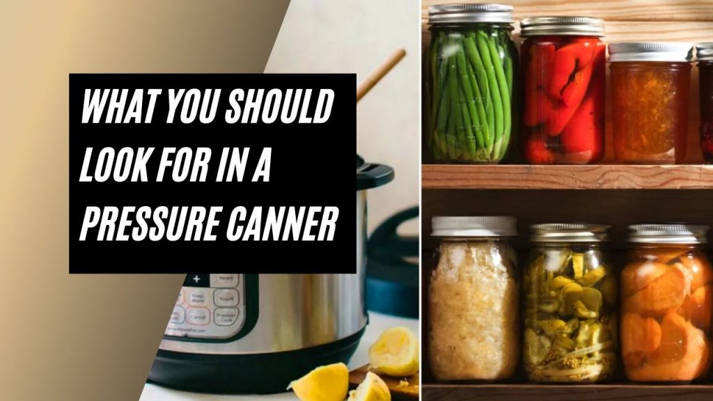 What You Should Look for in a Pressure Canner