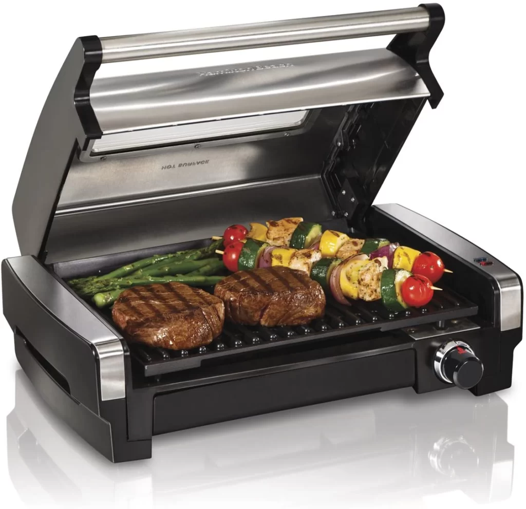 Home Well Indoor Electric Grill 2-In-1