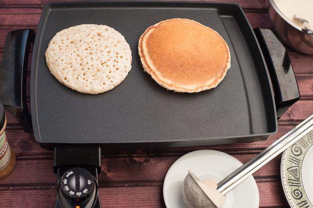 Cooking Pancakes on an Electric Griddle