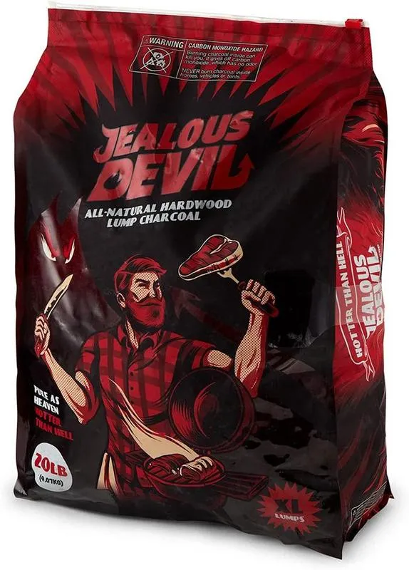 Jealous Devil Lump Charcoal All Natural Hardwood